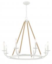 Minka-Lavery 2128-655 - 8 LIGHT CHANDELIER