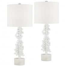 Pacific Coast Lighting 243W0 - TL-Set of 2 double faux coral
