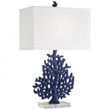 Pacific Coast Lighting 813C1 - TL-Poly coral lamp in blue indigo