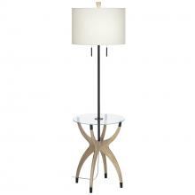 Pacific Coast Lighting 870Y0 - FL-Metal and wood with glass tray