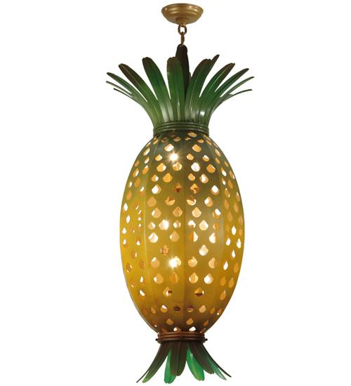 15"W Welcome Pineapple Pendant