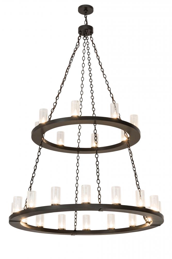 54" Wide Loxley 24 Light Two Tier Chandelier