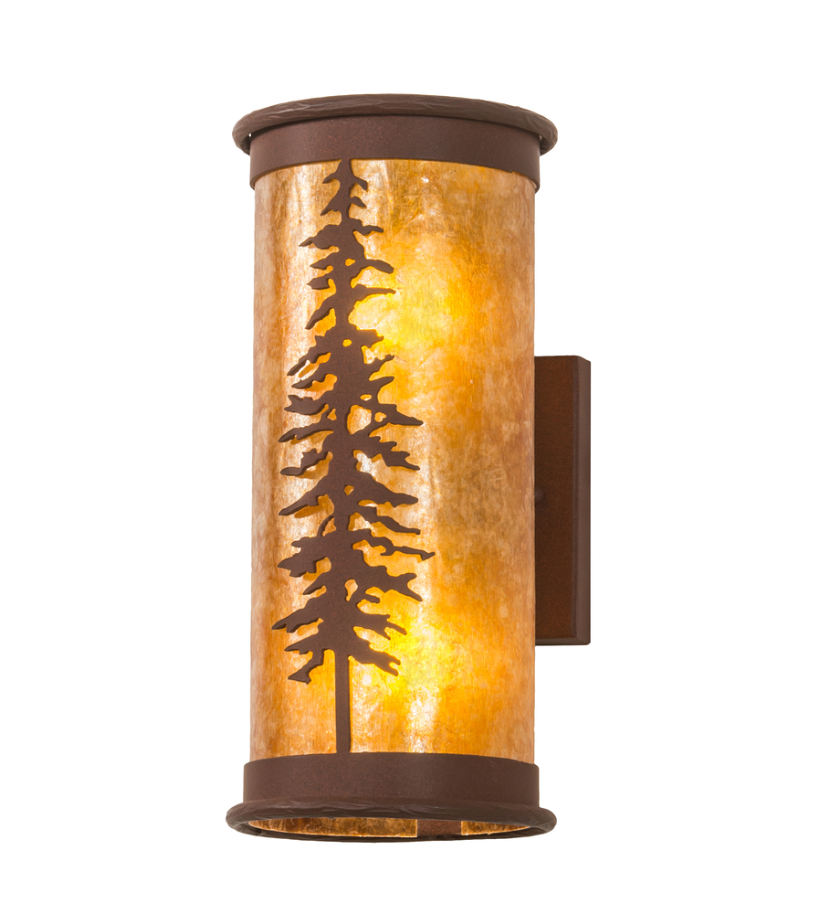 6" Wide Tall Pines Wall Sconce