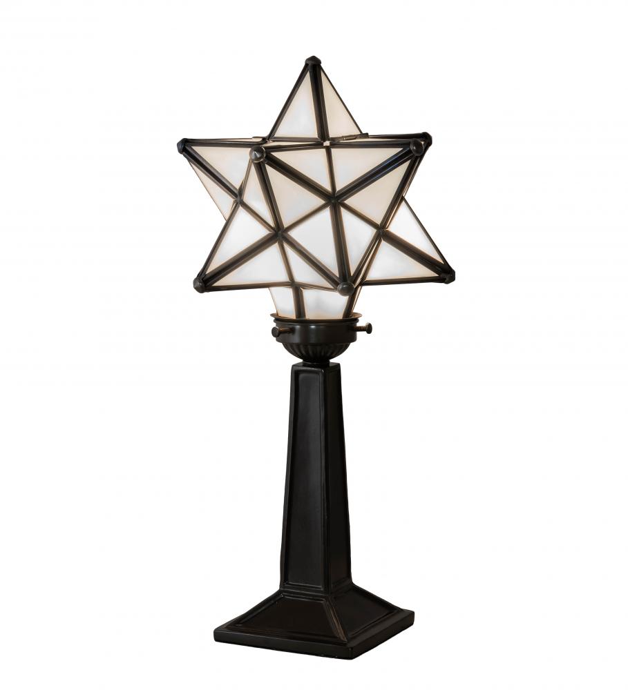 17" High Moravian Star Accent Lamp