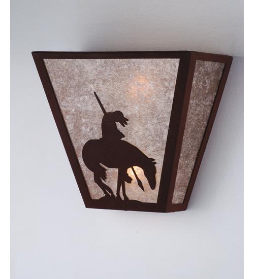 13"W Trails End Wall Sconce