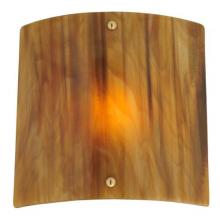 Meyda Blue 119966 - 11"W Metro Fusion Marble Glass Panel Wall Sconce