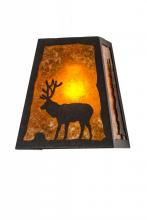 Meyda Blue 120132 - 8" Wide Lone Stag Wall Sconce