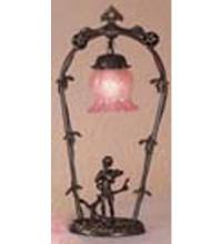 Meyda Blue 12592 - 19" High Pink Cherub with Violin Mini Lamp