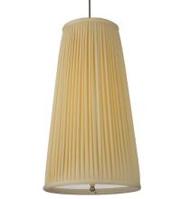 Meyda Blue 128987 - 13.25"W Channell Tapered & Pleated Pendant