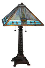 Meyda Blue 138776 - 26"H Mission Rose Table Lamp