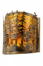 Meyda Blue 149253 - 14" Wide Tall Pines Wall Sconce