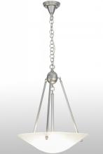Meyda Blue 151736 - 20"W Revival Frosted Deco Ball Inverted Pendant