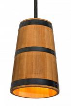 Meyda Blue 188968 - 17" Wide Whiskey Barrel Pendant