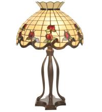 Meyda Blue 19138 - 31.5"H Roseborder Table Lamp