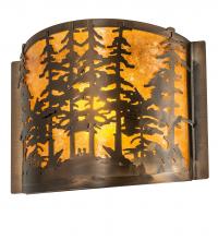 Meyda Blue 214575 - 12" Wide Tall Pines Wall Sconce