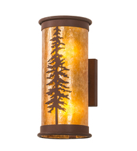 Meyda Blue 215764 - 6" Wide Tall Pines Wall Sconce
