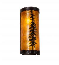 Meyda Blue 217915 - 5" Wide Tall Pines Wall Sconce