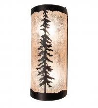 Meyda Blue 231470 - 5" Wide Tall Pines Wall Sconce
