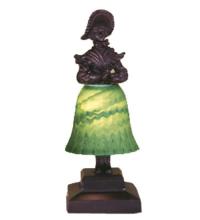 Meyda Blue 24094 - 13.5"H Silhouette Prairie Lady Accent Lamp
