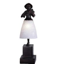 Meyda Blue 24116 - 16" High Silhouette Lady with Bouquet Accent Lamp