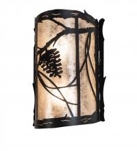 Meyda Blue 241457 - 10" Wide Whispering Pines Wall Sconce