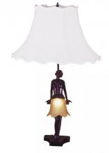 Meyda Blue 24172 - 17"H Silhouette 30's Lady Accent Lamp