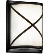 Meyda Blue 244395 - 6" Wide Whitewing Wall Sconce