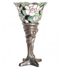 Meyda Blue 244878 - 15" High Begonia Mini Lamp