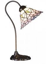 Meyda Blue 26590 - 18" High Daffodil Bell Desk Lamp