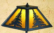 Meyda Blue 31404 - 15" High Tall Pines Mini Lamp