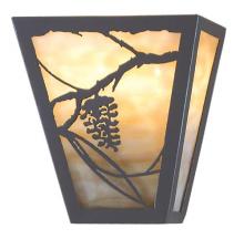 Meyda Blue 48307 - 7"W Whispering Pines Wall Sconce