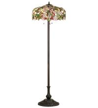 Meyda Blue 66466 - 63"H Tiffany Cherry Blossom Floor Lamp