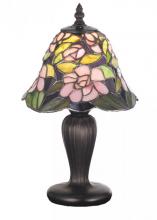 Meyda Blue 70250 - 13"H Begonia Mini Lamp