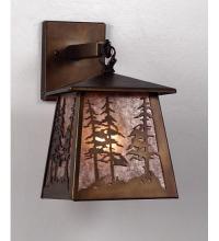 Meyda Blue 82114 - 7"W Tall Pines Hanging Wall Sconce
