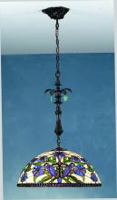 Meyda Blue 82121 - 22" Wide Nouveau Lily Pendant