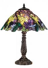 Meyda Blue 82303 - 22" High Spiral Grape Table Lamp
