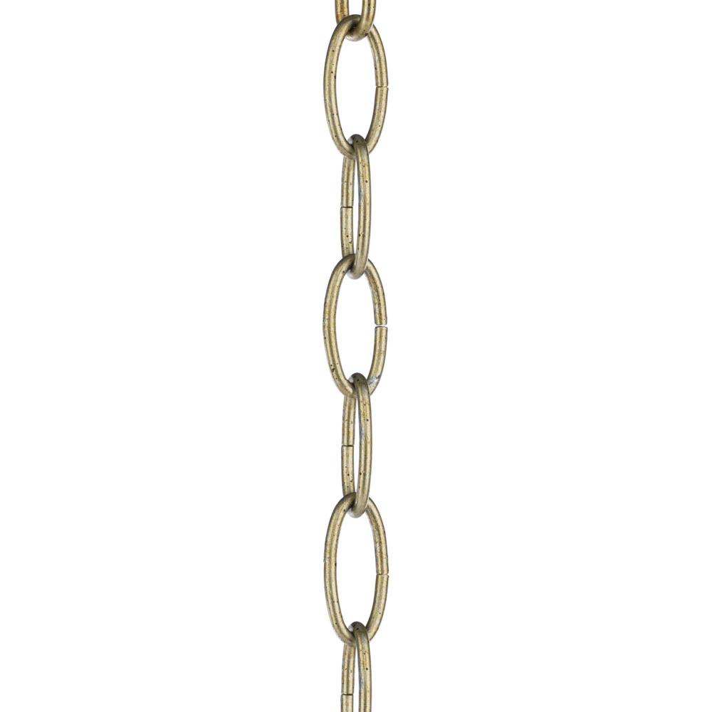 Accessory Chain - 48-inch of 9 Gauge Chain in Gilded Silver