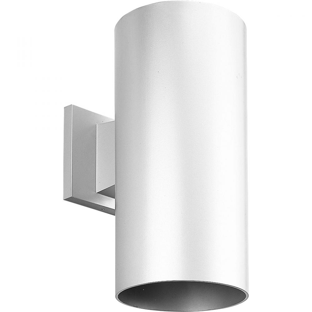 6" White Outdoor Wall Cylinder