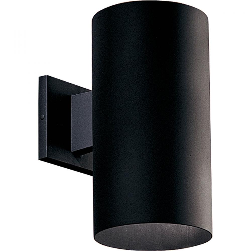 6" Black Outdoor Wall Cylinder