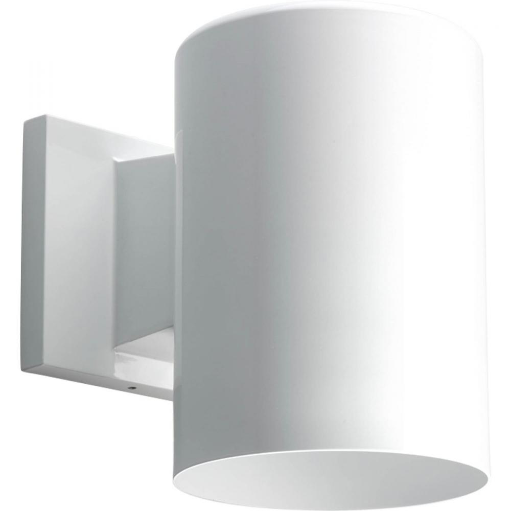 5" White Outdoor Wall Cylinder