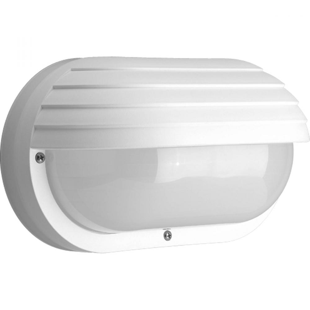 Two-Light 10-5/8" Non-Metallic Oval Wall or Ceiling Mount Bulkhead