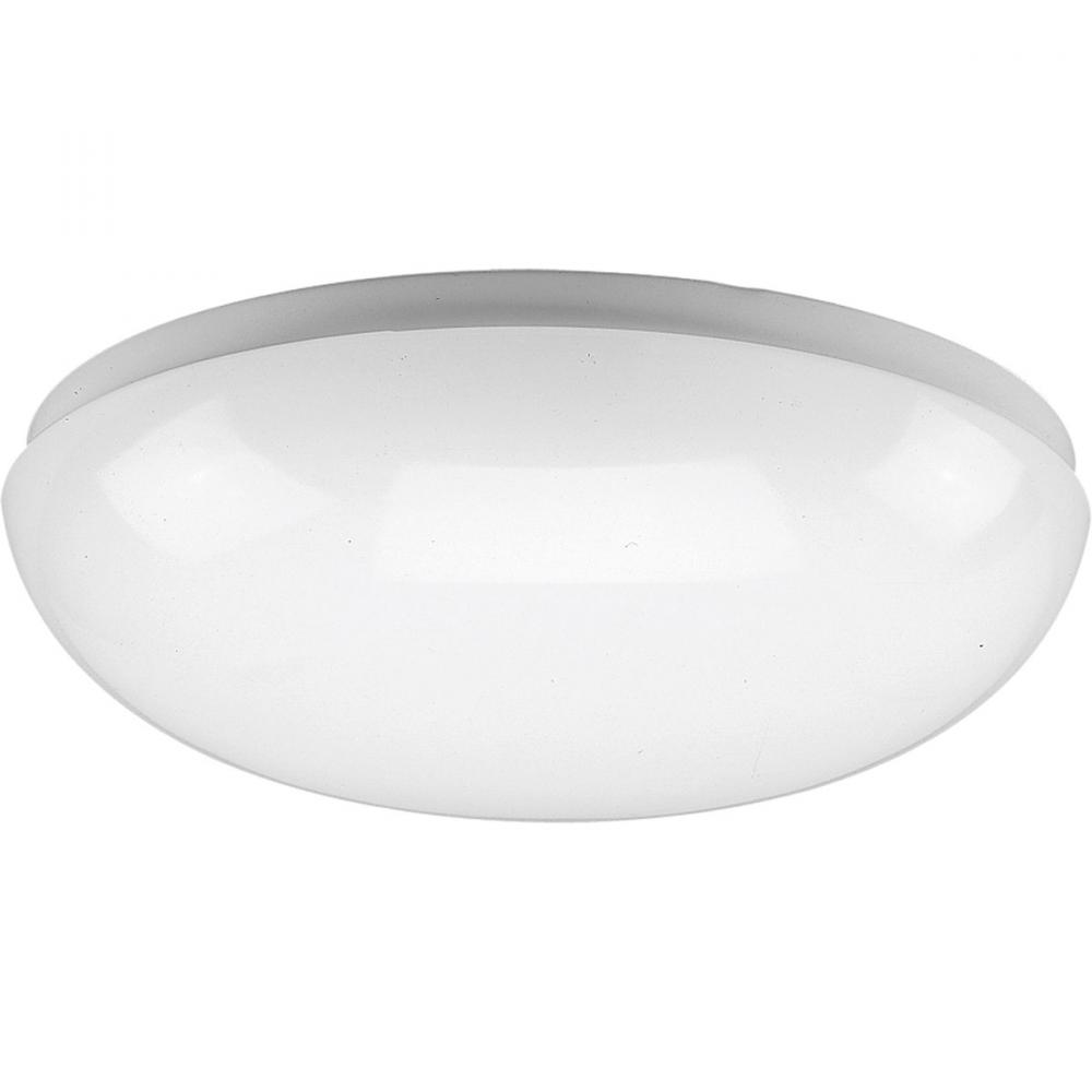 One-Light 11" Round Cloud CFL Close-to-Ceiling