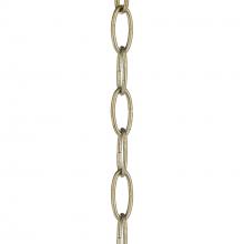 Progress P8758-176 - Accessory Chain - 48-inch of 9 Gauge Chain in Gilded Silver
