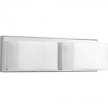 Progress P2143-1530K9 - Ace LED Collection Two-Light Polished Chrome Etched Glass Modern LED Bath Vanity Light