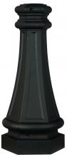 Craftmade ZWRAP-TB - 22.5" Fluted Direct Burial Post Wrap in Textured Black