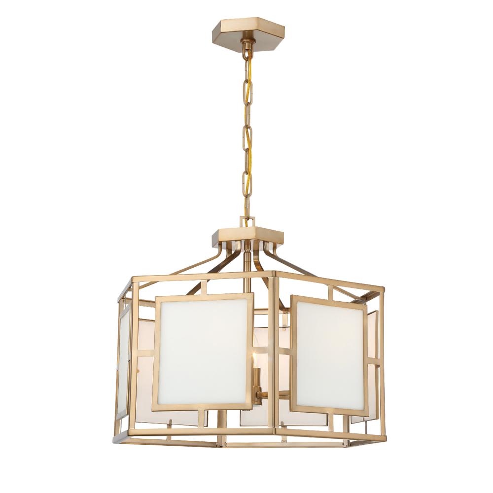 Libby Langdon for Crystorama Hillcrest 6 Light Vibrant Gold Chandelier