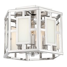 Crystorama HIL-990-PN - Libby Langdon for Crystorama Hillcrest 6 Light Polished Nickel Ceiling Mount