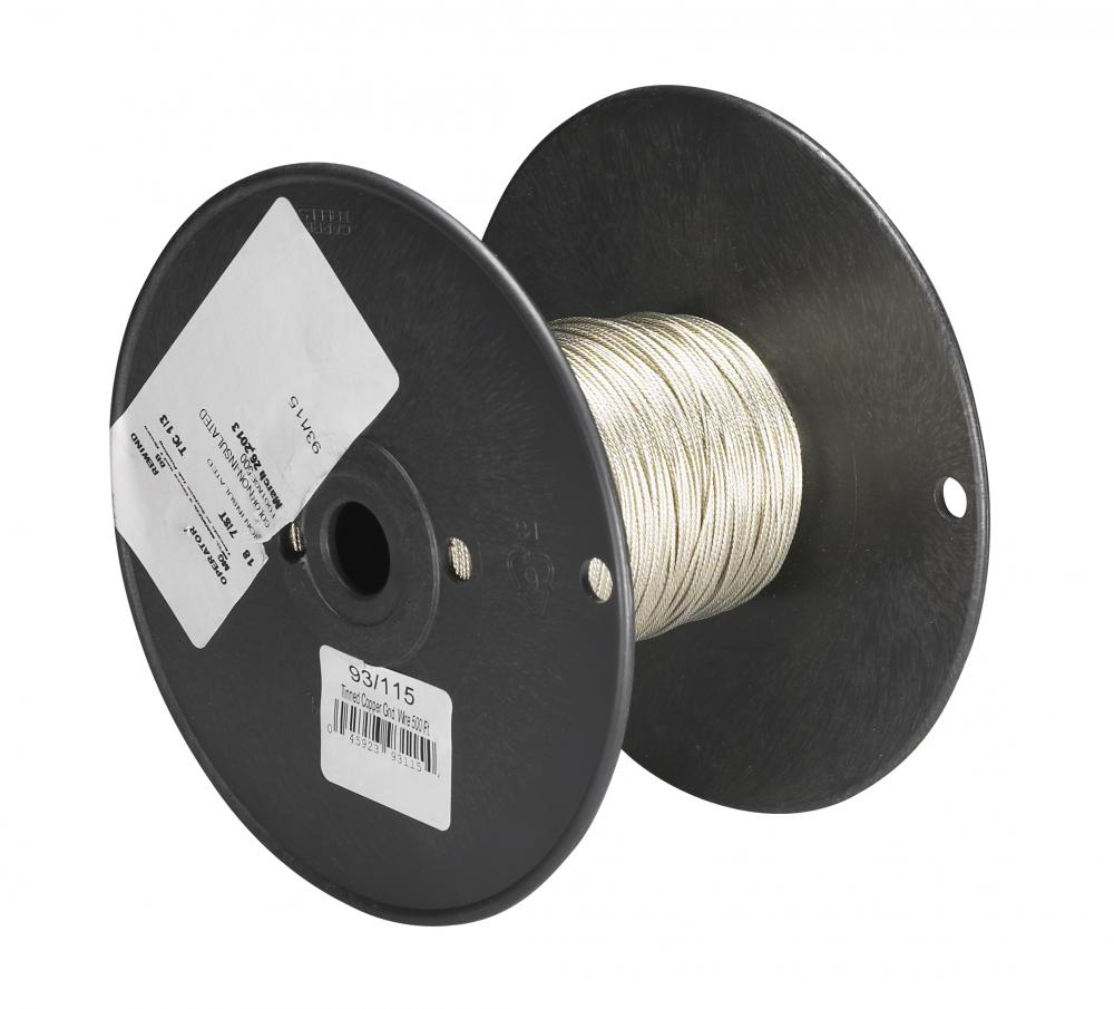 Lamp And Lighting Bulk Wire; 18/1 Grounding Wire; 500 Foot/Spool; Tinned Copper