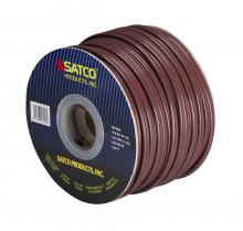 Satco Products Inc. 93/128 - Lamp And Lighting Bulk Wire; 18/2 SPT-2 105C; 250 Foot/Spool; Brown
