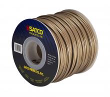 Satco Products Inc. 93/140 - Lamp And Lighting Bulk Wire; 18/2 SPT-1 105C; 250 Foot/Spool; Metallic Gold